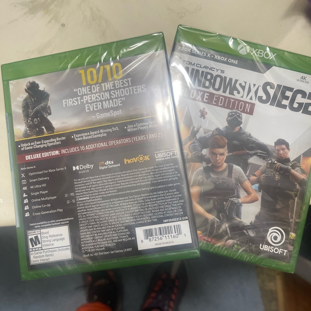 Xbox 1/ series X rainbow six siege deluxe edition